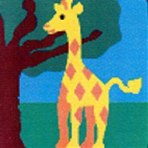Kit canevas pour enfant - Acrylique, polyester et plastique - 15 x 15 cm - Multicolore