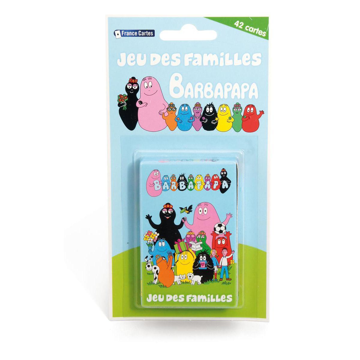 Le jeu de 7 familles Barbapapa - Papier - 19 x 10 x 15 cm - Multicolore