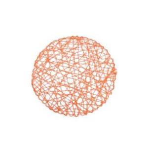 Set de table spirale - 100% papier - Ø 38 cm - Orange