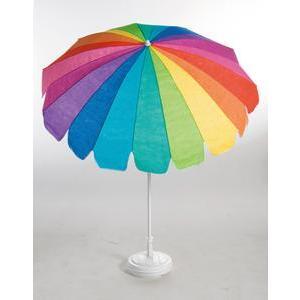 Parasol arc-en-ciel - ø 2.2 m - Multicolore - MOOREA