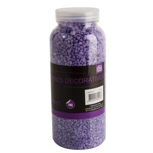 Mini pierres décoratives pour composition - 1 kilo - Violet