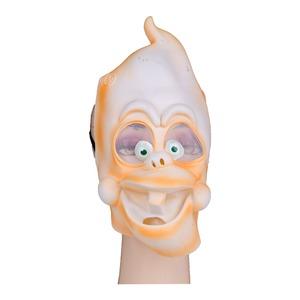 Masque fantôme en PVC pour enfant - taille unique - orange