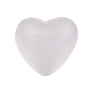 Cœur à peindre - 15 x 6 cm - Blanc