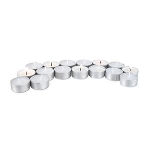 Sachet de 100 bougies chauffe-plat - Diamètre 3,5 x H 1,5 cm - Blanc