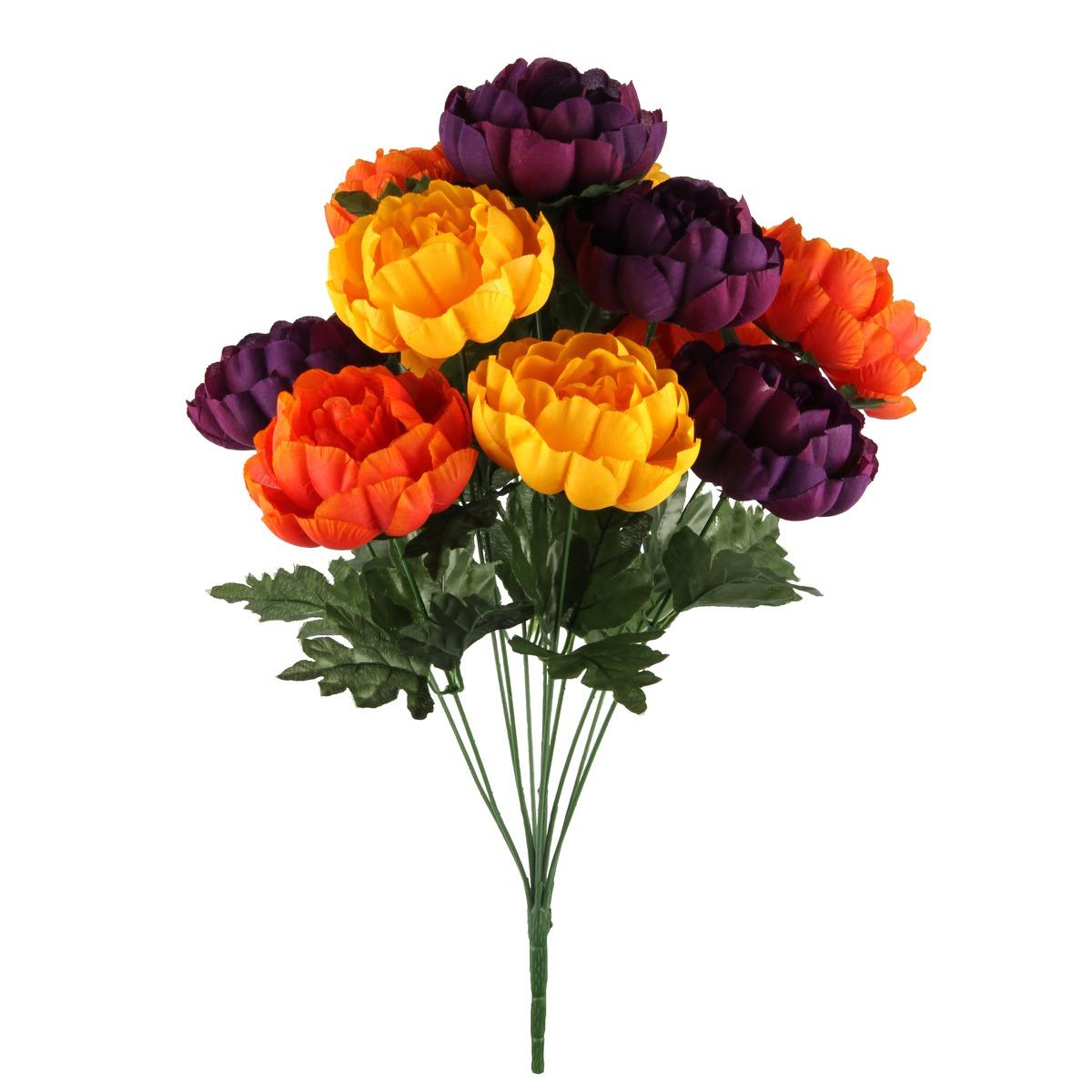Bouquet 12 pivoines - Hauteur 45 cm - Différents modèles