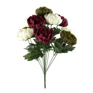 Bouquet 12 pivoines - Hauteur 45 cm - Différents modèles