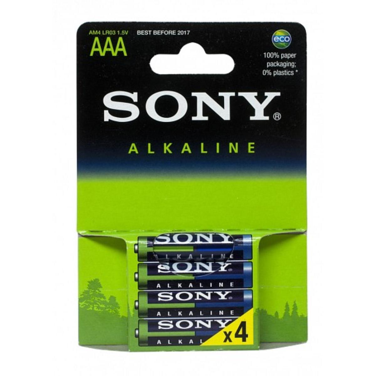 4 piles AAA LR03 Sony