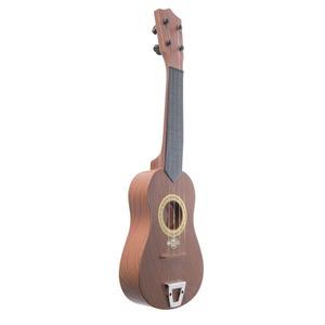 Guitare en plastique - Hauteur 55,5 cm - Marron