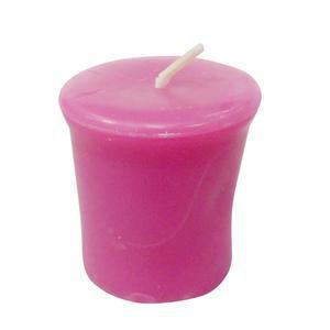 Bougie en paraffine parfum rose - 4,4 x 4,5 cm - Rose