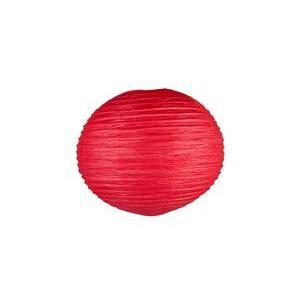 Boule japonaise luminaire - Papier - Diamètre 60 cm - Rouge