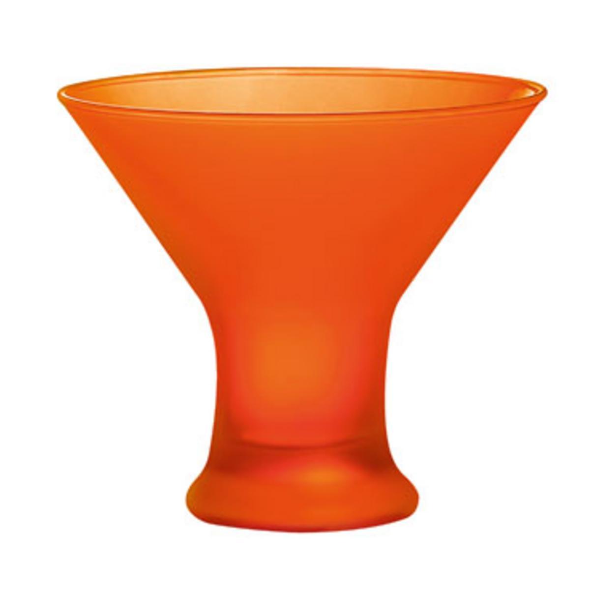 Coupe à glace Techno Colors - Verre - 12 x H 11 cm - Orange