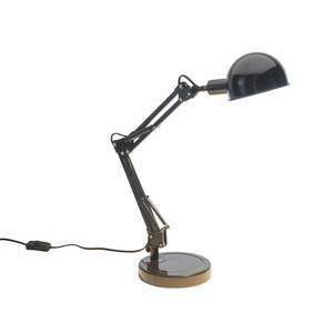 Lampe de bureau orientable Mick - Acier - 16 x 44 x H 48 cm - Noir