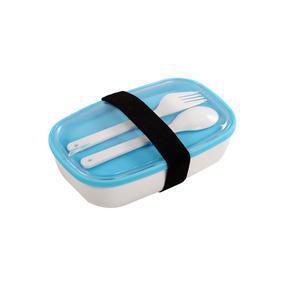 Lunch box isotherme - Plastique - 18 x 11.5 x 10 cm - Vert bleu ou rose