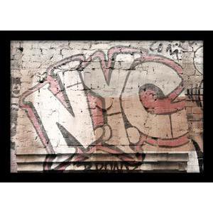 Cadre vintage NYC - 42 x 30 cm - Multicolore