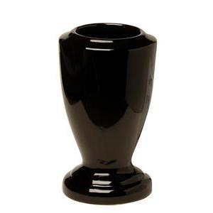 Vase - Porcelaine - 18 x 30 cm - Noir