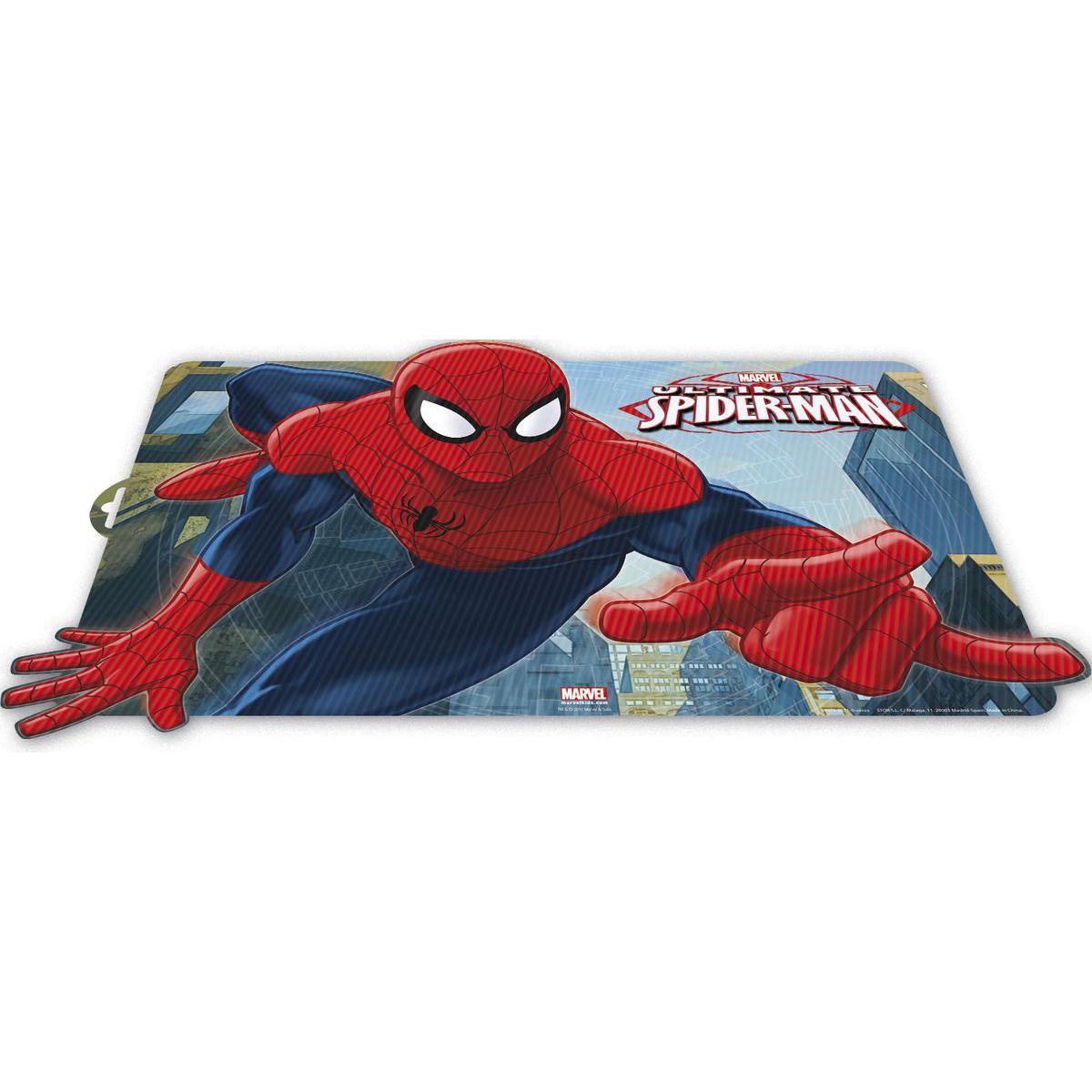 Set de table 3D Spider-man - Polypropylène - Multicolore