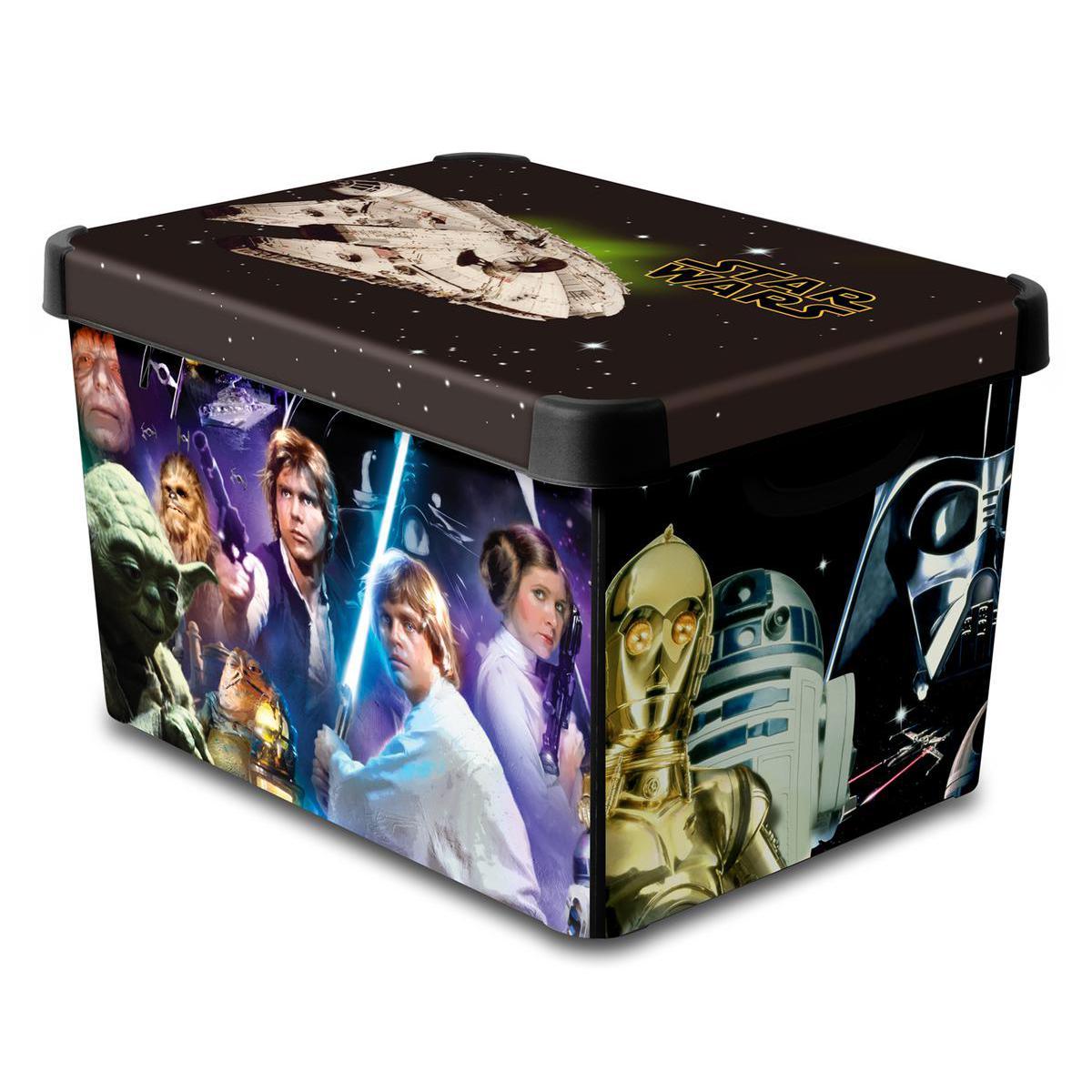 Boîte Star Wars - Plastique - 39,5 x 29,5 x 24 cm - Multicolore