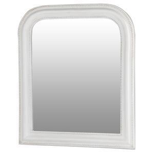 Miroir perle - Paulownia - 104 x 74 cm - Blanc