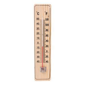 Thermomètre - Bois - 40 x 7 cm - Beige