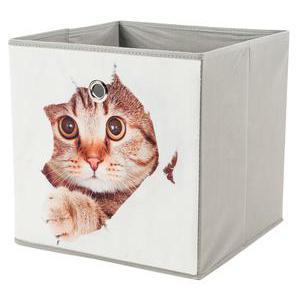 Cube de rangement Funny - Tissu non tissé - 31 x 31 x H 31 cm - Différents modèles