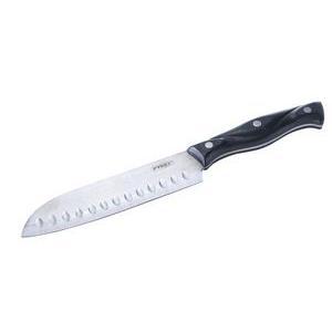 Petit couteau santoku - Acier inoxydable - 25 x 3,2 cm - Noir
