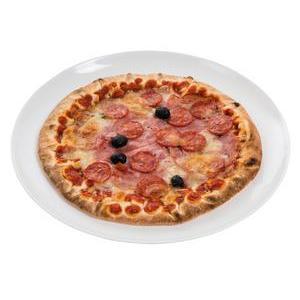 4 assiettes à pizzas - Verre - Ø 32 cm - Blanc