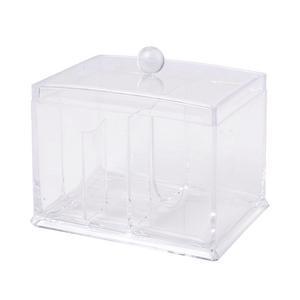 Boîte de rangement de cosmétiques - Plastique - 15 x 11 x H 13 cm - Transparent