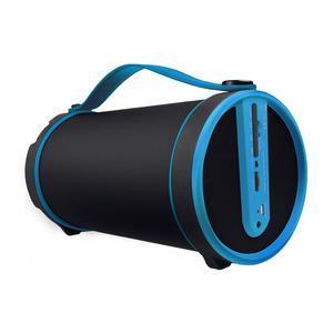 Enceinte nomade sans fil - PVC et ABS - 24 x H 13,2 cm - Rouge ou bleu