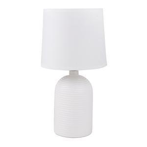 Lampe - Céramique - Ø 20 x H 36,5 cm - Beige, blanc ou taupe