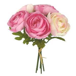 Bouquet de 5 renoncules - Blanc ou rose