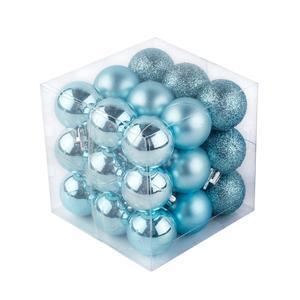 27 boules de Noël - Bleu