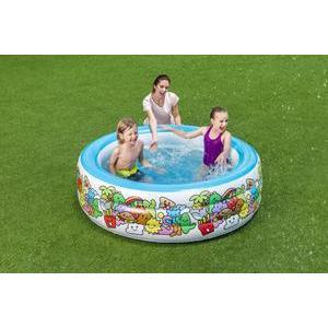 Piscine gonflable Play Pool - ø 152 x H 51 cm - Multicolore