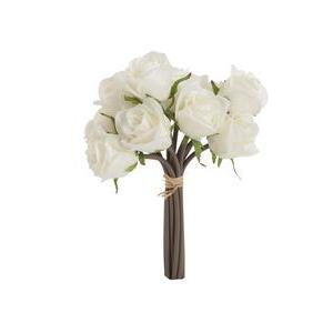 Bouquet de 12 roses blanches