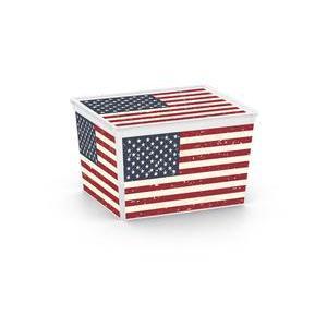 C Box Cube 27 L Décor American flag