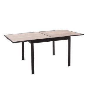 Table extensible Charline - 90/180 x 84 x 75.5 cm - Noir - K.KOON