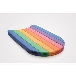 Planche de natation arc-en-ciel - L 48 x H 3 x l 30 cm - Multicolore