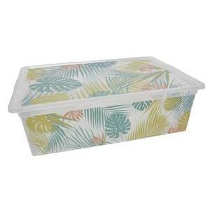 Boîte de rangement plastique Jungle - 27 L - Multicolore