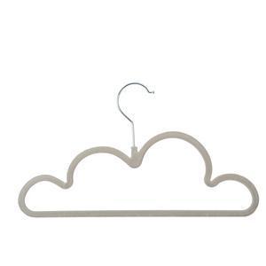 4 cintres nuage - L 33 x H 18.5 cm - Gris - IZÉO