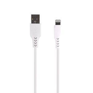 Câble USB de synchronisation et charge Lightning - L 1 m - Blanc - UPTECH