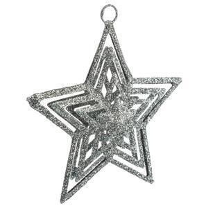 Sdn metal étoile pailletéeh12,5cm