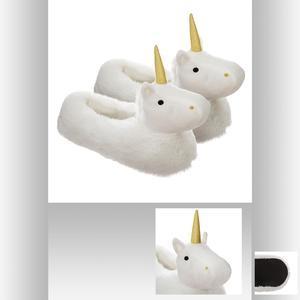 Chaussons licorne adulte
