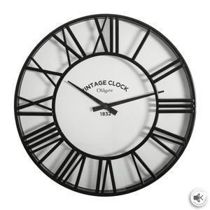 Horloge plastique noir ø 35