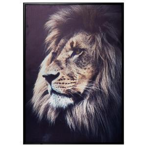 Toile imprimée lion 48 x 68