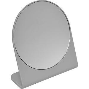 Miroir forme ronde 1 face avec base - Gris