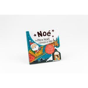 Livre de Noël personnalisé ''Noah, as-tu été sage ?'' - L 15 x l 15 cm - Multicolore