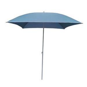 Parasol de plage carré Helenie - 180 x 180 x H 200 cm - Bleu orage