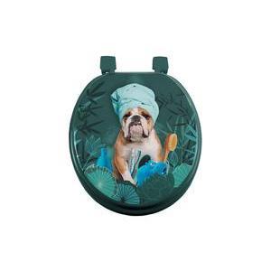 Abattant WC Doggy Zen - L 47 x l 37 cm - Vert