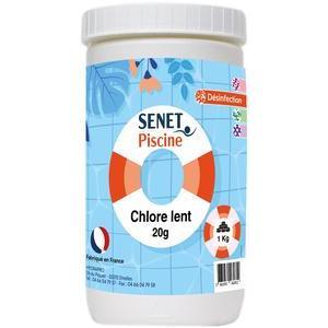 Comprimés de Chlore lent pour piscine - 1 Kg - SENET