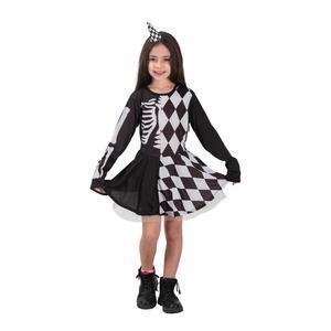 Costume robe d'arlequin - Taille 3 à 5 ans - C'PARTY