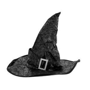 Chapeau de sorcière - 38 cm - Gris et noir - C'PARTY
